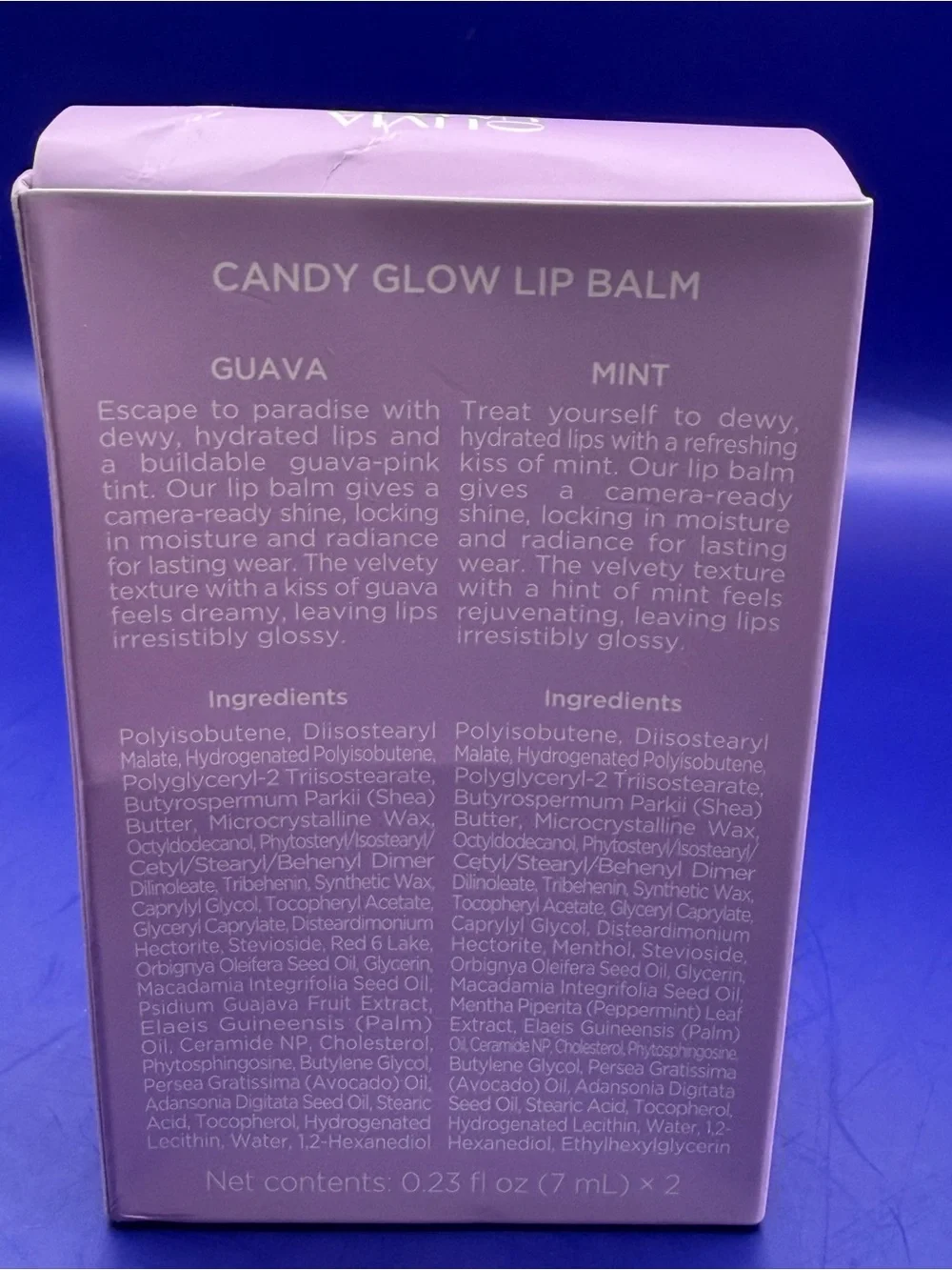 Oliviaumma Duo Candy Glow Lip Balm in Guava and Mint